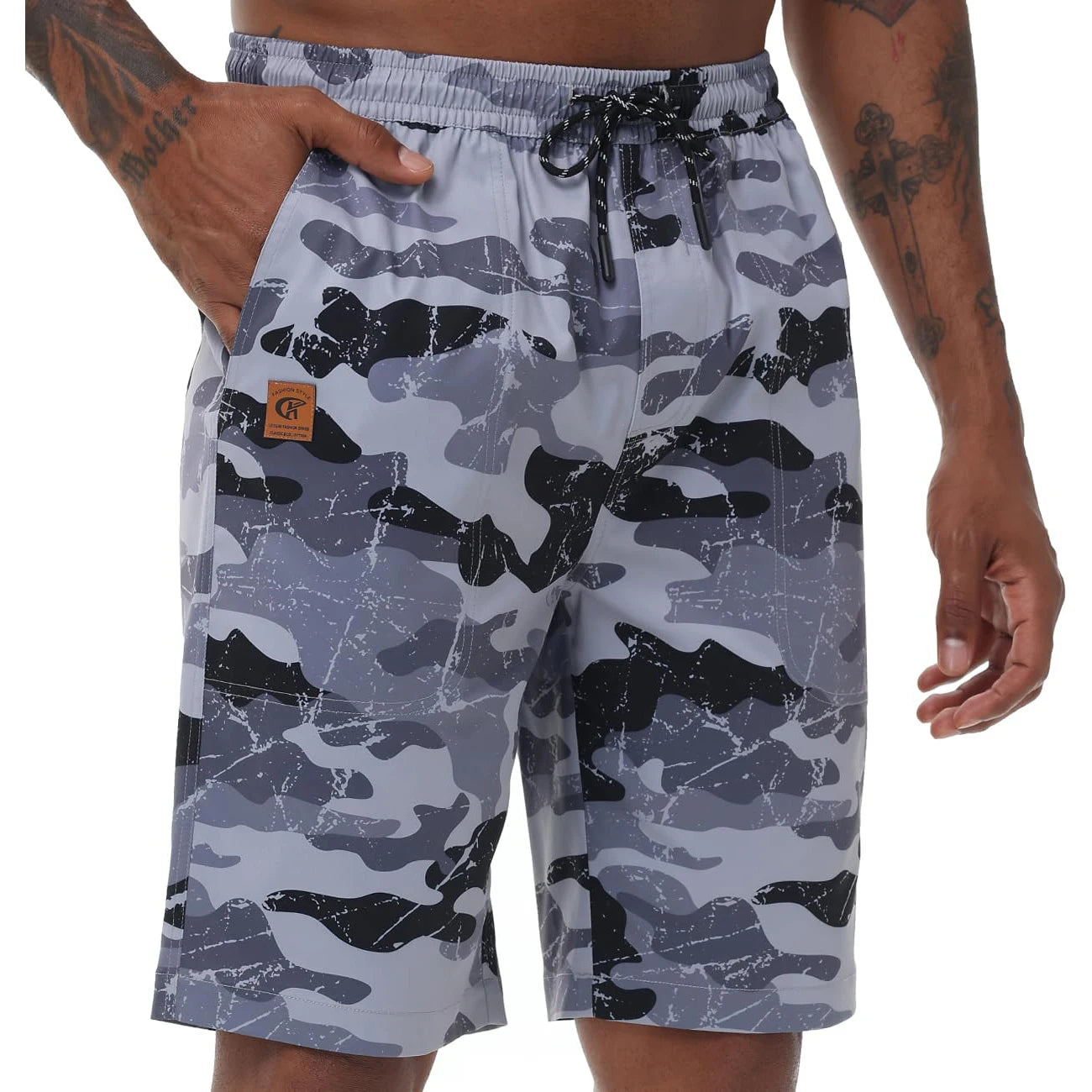 Shorts Casual para Hombre con Bolsillos y Cordón Ajustable | Bermudas Ligeras, Cómodas y Versátiles para Primavera y Verano