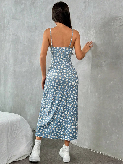 Vestido Summer Breeze: Maxi Vestido de Tirantes con Abertura