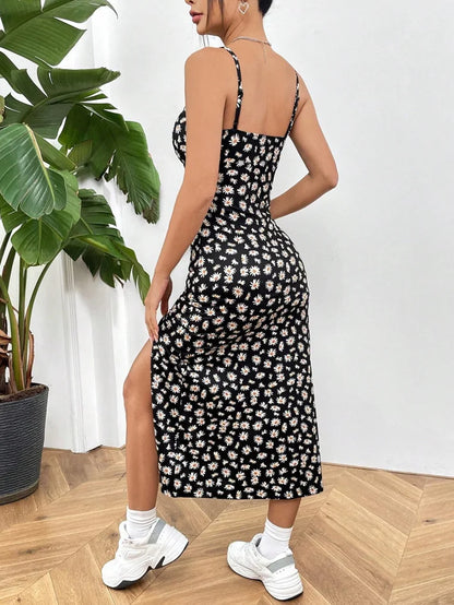 Vestido Summer Breeze: Maxi Vestido de Tirantes con Abertura