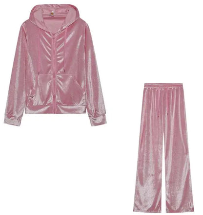 Conjunto Velvet Street de 2 Piezas: Estilo y Confort con Capucha