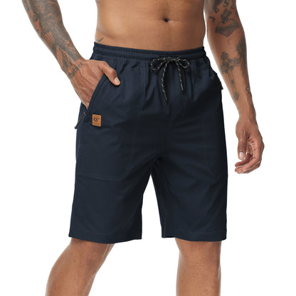 Shorts Casual para Hombre con Bolsillos y Cordón Ajustable | Bermudas Ligeras, Cómodas y Versátiles para Primavera y Verano
