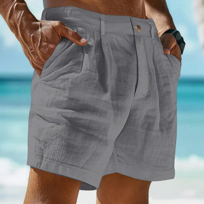 Short de Lino y Algodón para Hombre | Ligero, Transpirable y Casual para Verano