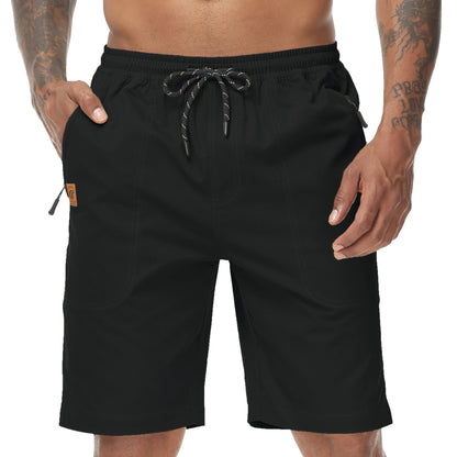 Shorts Casual para Hombre con Bolsillos y Cordón Ajustable | Bermudas Ligeras, Cómodas y Versátiles para Primavera y Verano