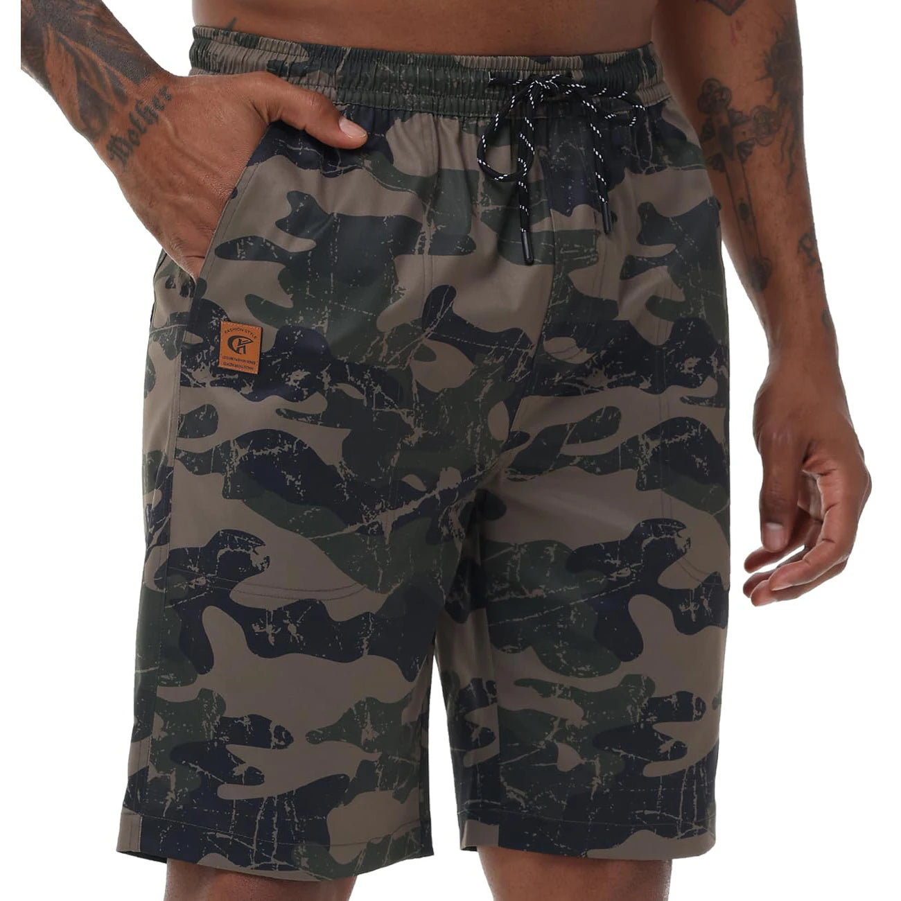 Shorts Casual para Hombre con Bolsillos y Cordón Ajustable | Bermudas Ligeras, Cómodas y Versátiles para Primavera y Verano