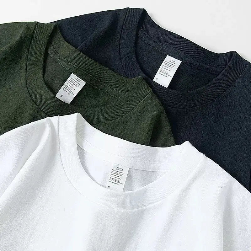 Camiseta Oversize Premium 450 GSM para Hombre | 100% Algodón Pesado | Corte Loose Fit Streetwear
