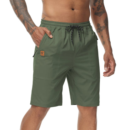 Shorts Casual para Hombre con Bolsillos y Cordón Ajustable | Bermudas Ligeras, Cómodas y Versátiles para Primavera y Verano
