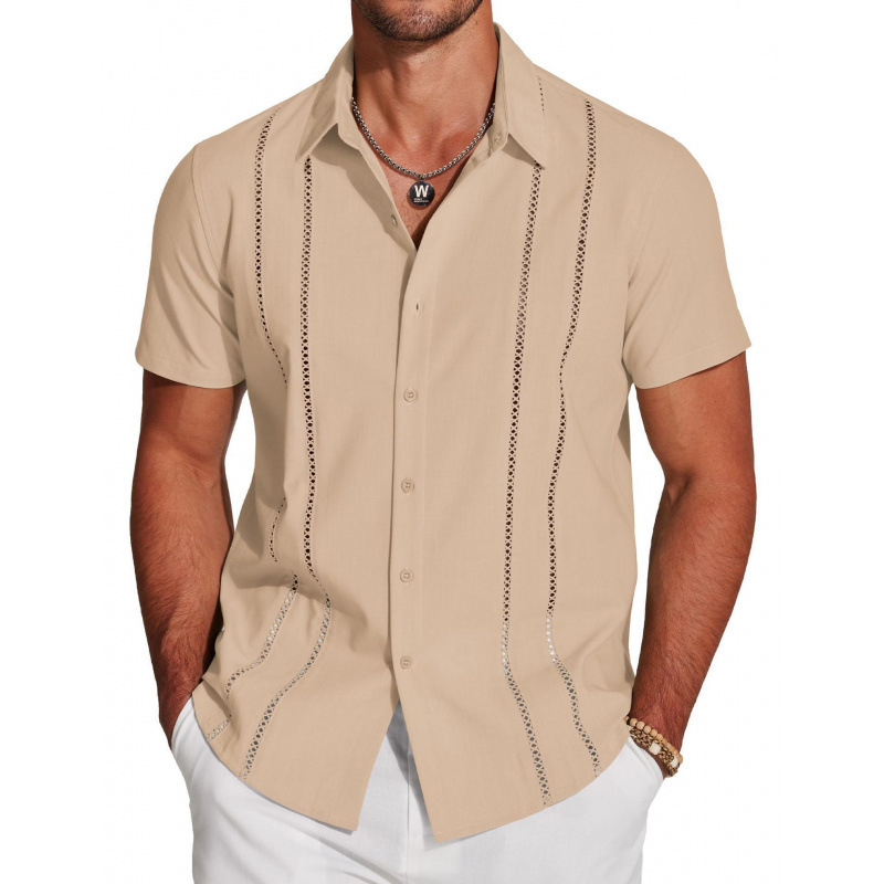 👔 50% RABATT! 💥 Herren Kurzarm-Hemd mit Knopfleiste – Atmungsaktiv, bequem & vielseitig – Perfekt für heiße Tage, Büro oder Freizeit – lässiger Look mit Komfort 🔥