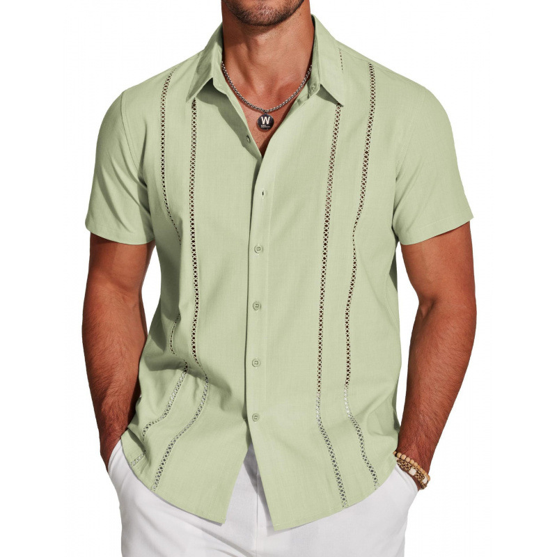 👔 50% RABATT! 💥 Herren Kurzarm-Hemd mit Knopfleiste – Atmungsaktiv, bequem & vielseitig – Perfekt für heiße Tage, Büro oder Freizeit – lässiger Look mit Komfort 🔥