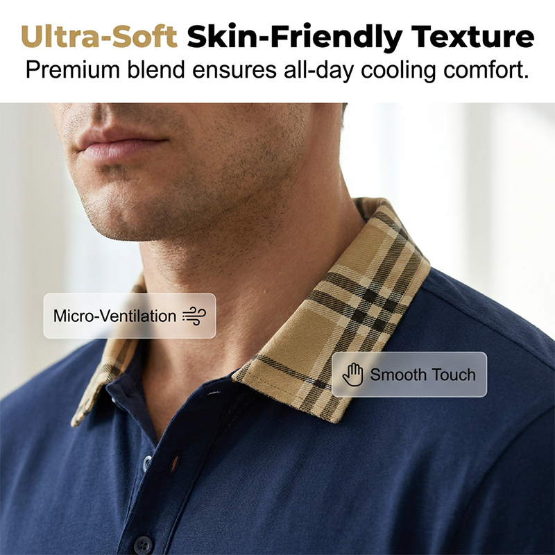 👕 2-teiliges Freizeit-Set für Herren – Poloshirt & gemusterte Shorts, atmungsaktiv, bequem & vielseitig für Sommer, Alltag & Urlaub ☀️