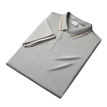 👔 Herren Poloshirt mit Kontrastkragen ☀️ Schnell Trocknend, Bequem & Ideal für Sommer und Freizeit