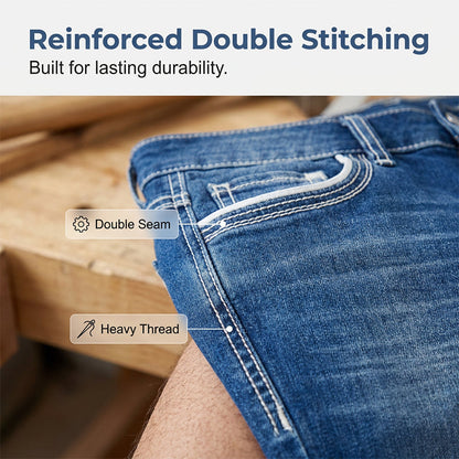 🛍️ 50 % Rabatt – Herren-Jeans mit Doppelnaht & hohem Stretchanteil – bequem, elastisch & vielseitig für Alltag und Freizeit 👖