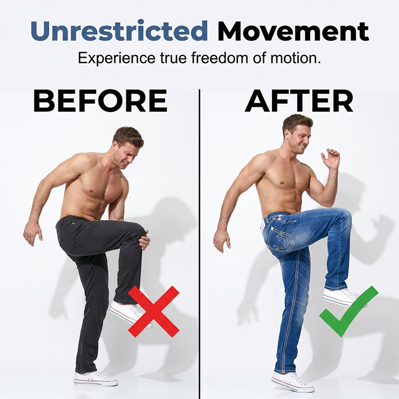 🛍️ 50 % Rabatt – Herren-Jeans mit Doppelnaht & hohem Stretchanteil – bequem, elastisch & vielseitig für Alltag und Freizeit 👖