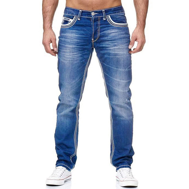 🛍️ 50 % Rabatt – Herren-Jeans mit Doppelnaht & hohem Stretchanteil – bequem, elastisch & vielseitig für Alltag und Freizeit 👖