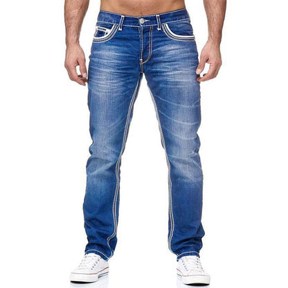 🛍️ 50 % Rabatt – Herren-Jeans mit Doppelnaht & hohem Stretchanteil – bequem, elastisch & vielseitig für Alltag und Freizeit 👖