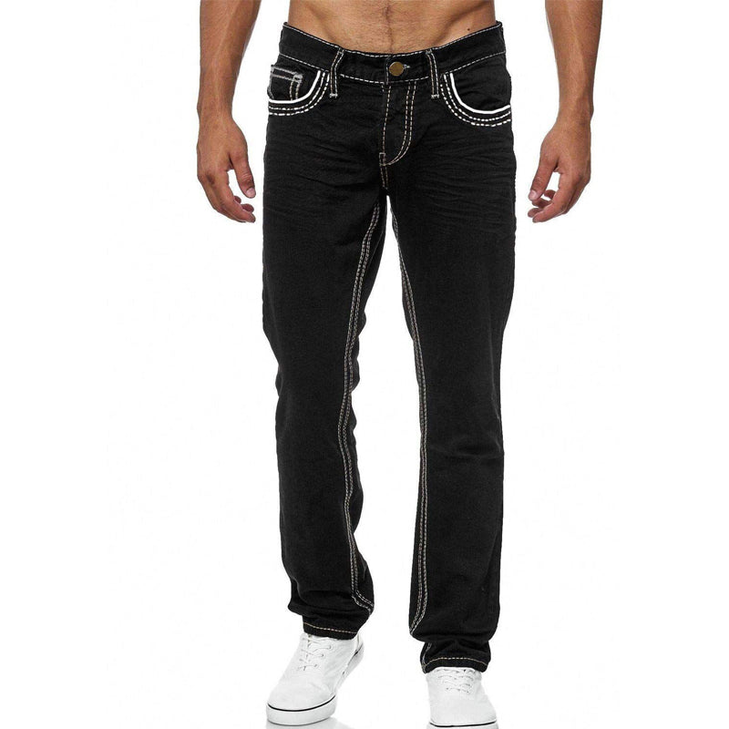 🛍️ 50 % Rabatt – Herren-Jeans mit Doppelnaht & hohem Stretchanteil – bequem, elastisch & vielseitig für Alltag und Freizeit 👖