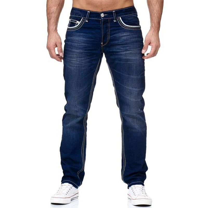 🛍️ 50 % Rabatt – Herren-Jeans mit Doppelnaht & hohem Stretchanteil – bequem, elastisch & vielseitig für Alltag und Freizeit 👖