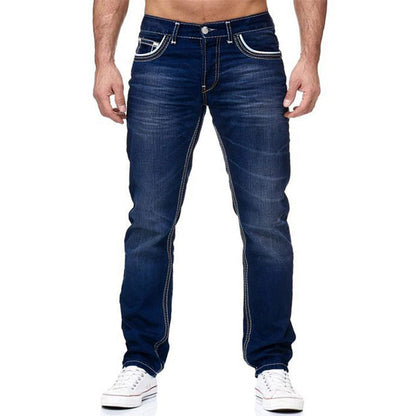 🛍️ 50 % Rabatt – Herren-Jeans mit Doppelnaht & hohem Stretchanteil – bequem, elastisch & vielseitig für Alltag und Freizeit 👖