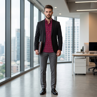 🛍️ 50 % Rabatt – Herren-Freizeithemd mit Kurzarm & Karo-Muster – lässiger Stil, atmungsaktiv & vielseitig für Alltag & Freizeit 👔