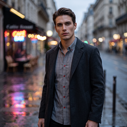 🛍️ 50 % Rabatt – Herren-Freizeithemd mit Kurzarm & Karo-Muster – lässiger Stil, atmungsaktiv & vielseitig für Alltag & Freizeit 👔