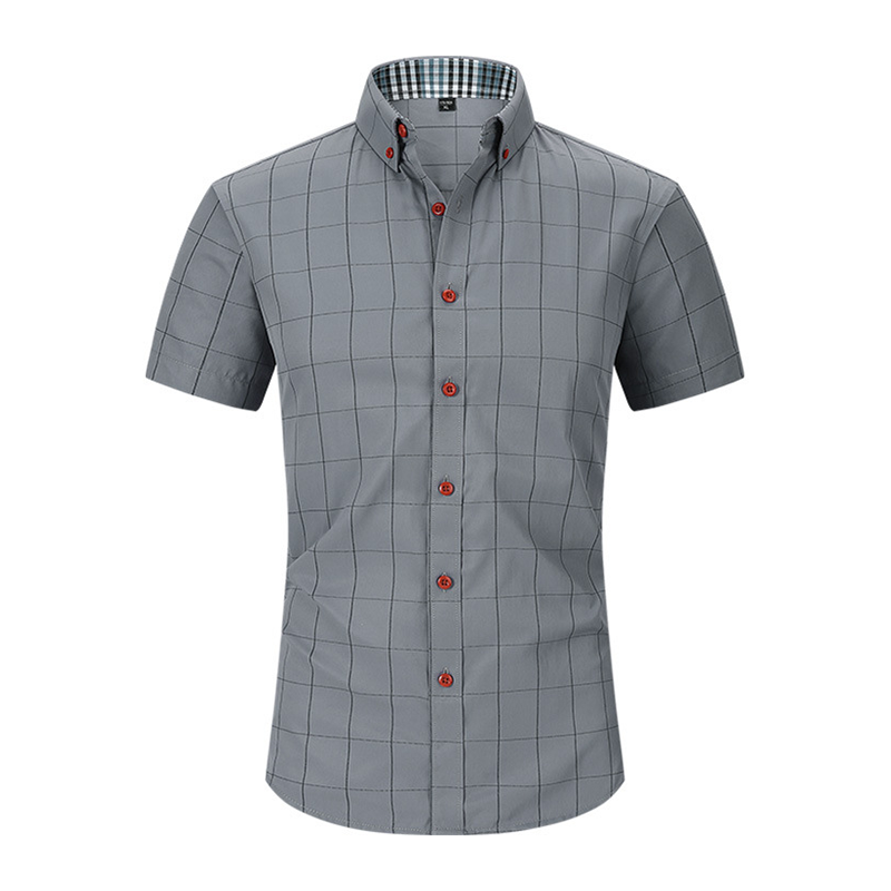 🛍️ 50 % Rabatt – Herren-Freizeithemd mit Kurzarm & Karo-Muster – lässiger Stil, atmungsaktiv & vielseitig für Alltag & Freizeit 👔