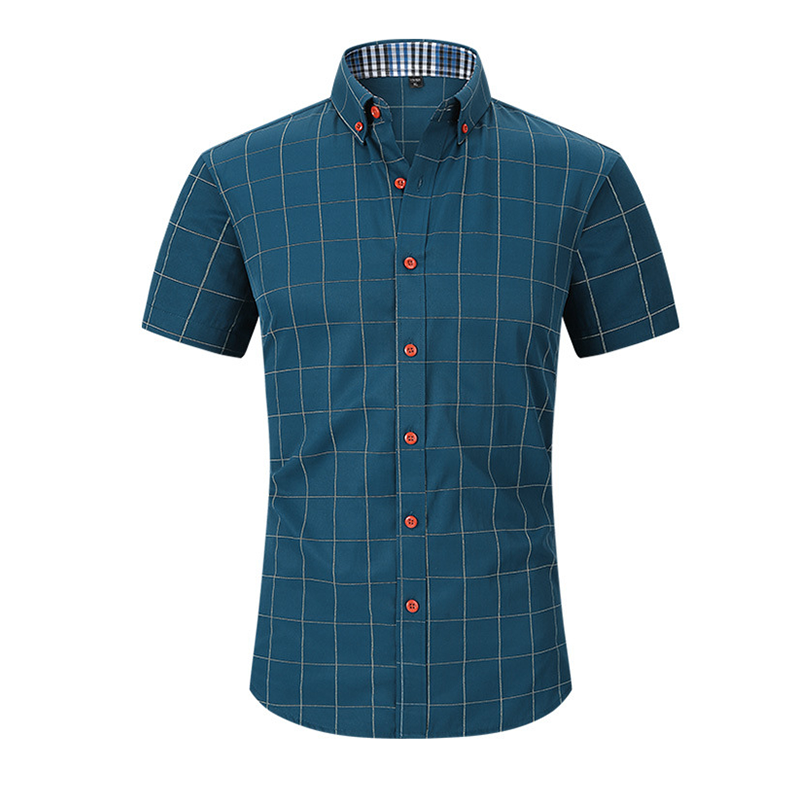 🛍️ 50 % Rabatt – Herren-Freizeithemd mit Kurzarm & Karo-Muster – lässiger Stil, atmungsaktiv & vielseitig für Alltag & Freizeit 👔