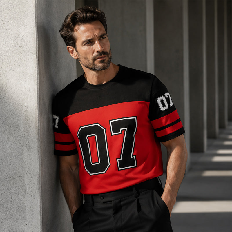 📢📢50% RABATT !!⏰Herren Bedrucktes Kurzarm-Sport-T-Shirt