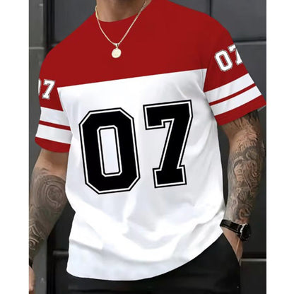 📢📢50% RABATT !!⏰Herren Bedrucktes Kurzarm-Sport-T-Shirt