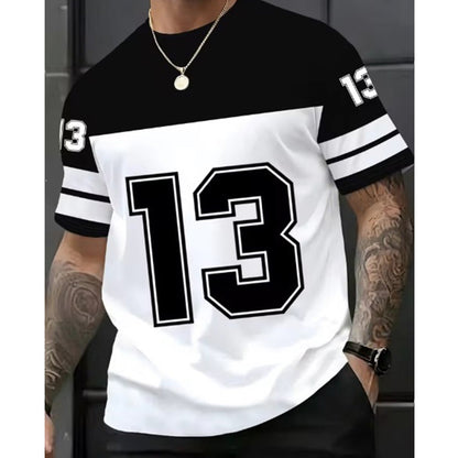 📢📢50% RABATT !!⏰Herren Bedrucktes Kurzarm-Sport-T-Shirt