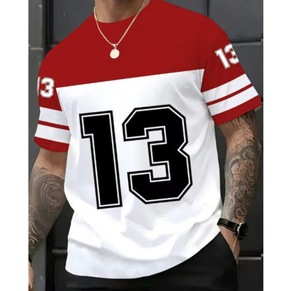 📢📢50% RABATT !!⏰Herren Bedrucktes Kurzarm-Sport-T-Shirt