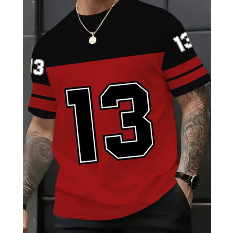 📢📢50% RABATT !!⏰Herren Bedrucktes Kurzarm-Sport-T-Shirt