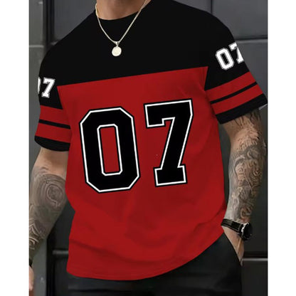 📢📢50% RABATT !!⏰Herren Bedrucktes Kurzarm-Sport-T-Shirt