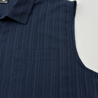 👕 50 % Rabatt – Leichtes ärmelloses Hemd – lässiger Schnitt, atmungsaktiv & vielseitig kombinierbar – ideal für Freizeit & Urlaub ☀️